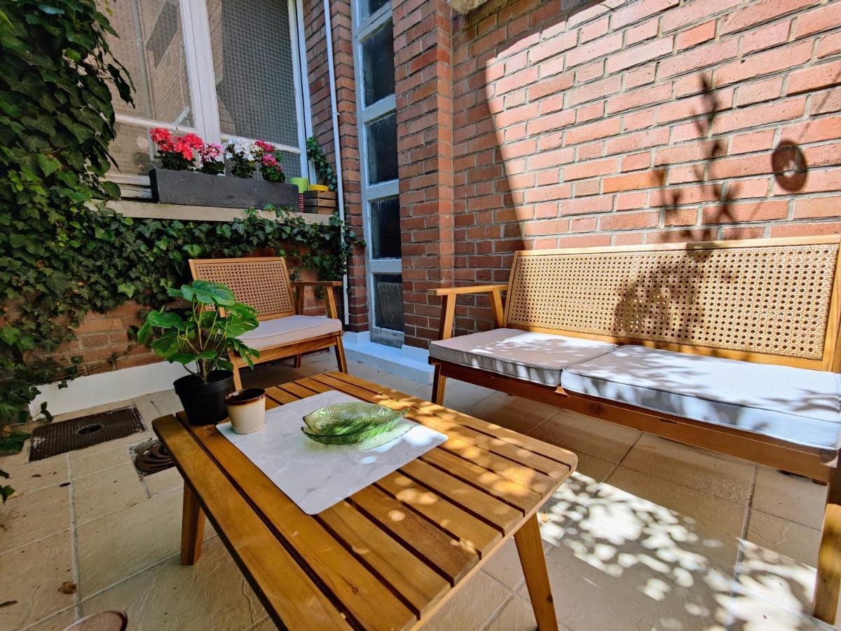 Le Rainbow - Grand Studio Avec Terrasse Дюнкерк Экстерьер фото